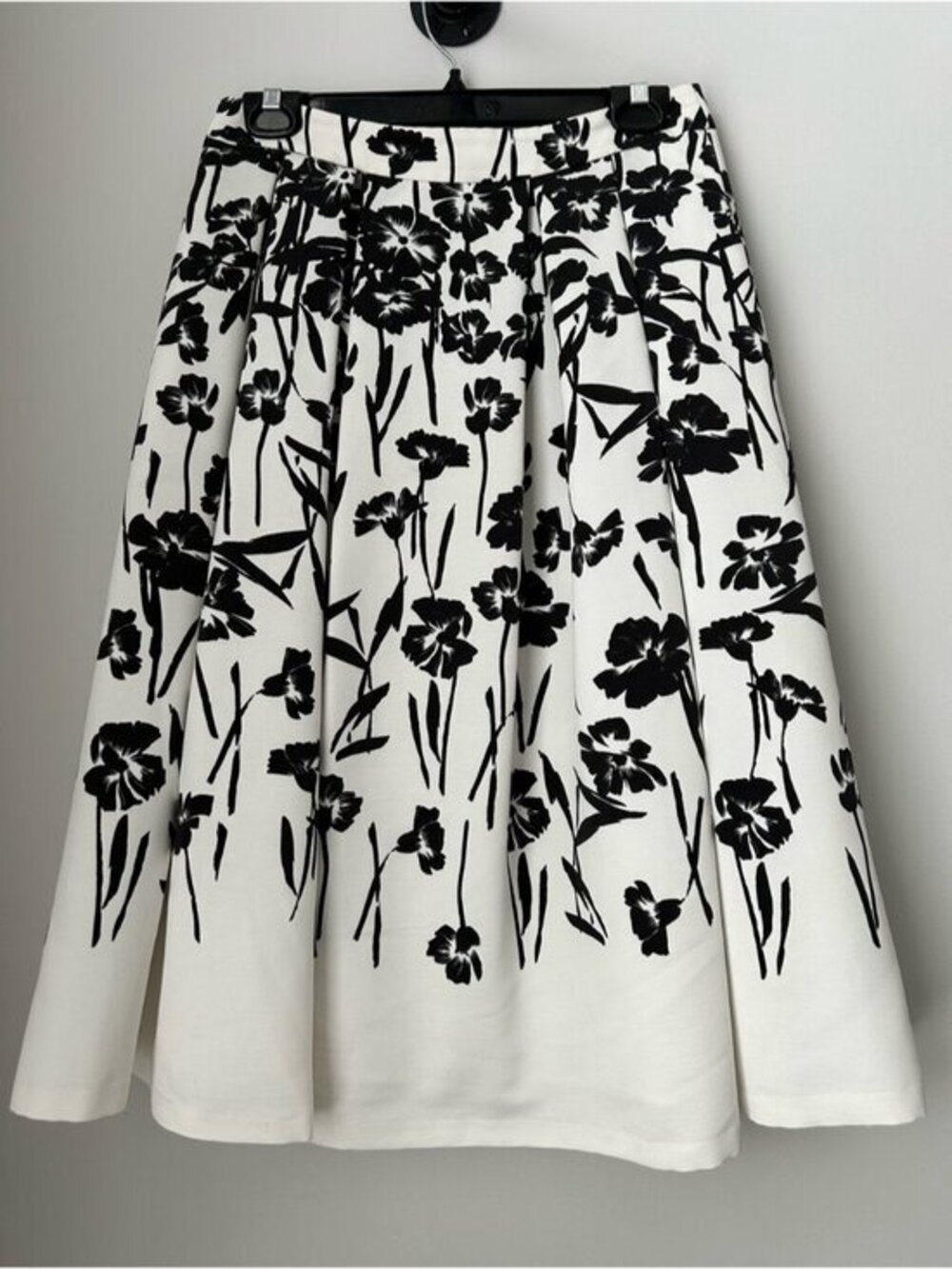 Karl Lagerfeld Monochrome A-Line Skirt